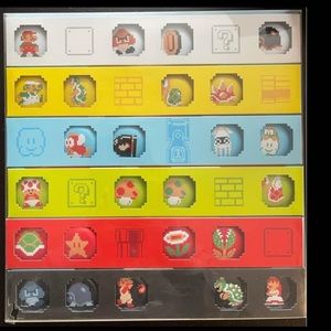 MARIO & FRIENDS Pin Badges - Nintendo 2011 Special Rewards for Club Members